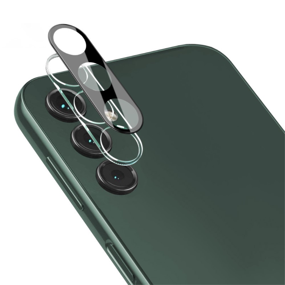 IMAK IMAK Galaxy A14 4G/5G Linsskydd Härdat Glas + Akryl Lock Svart