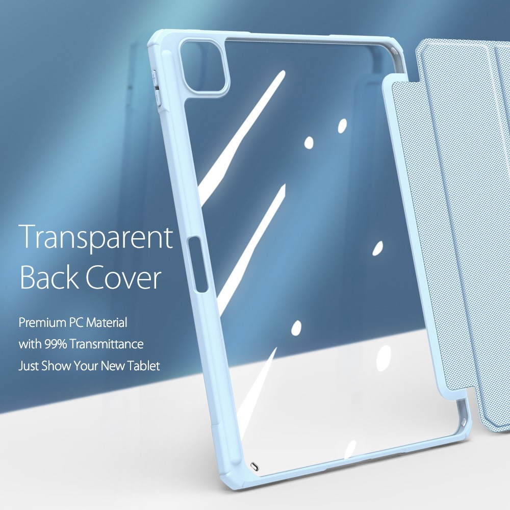 DUX DUCIS DUX DUCIS iPad Pro 12.9 Fodral TOBY Tri-Fold Pennhållare Blå