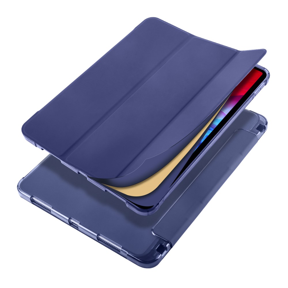  iPad Pro 12.9 Fodral Tri-Fold Pennhållare Blå