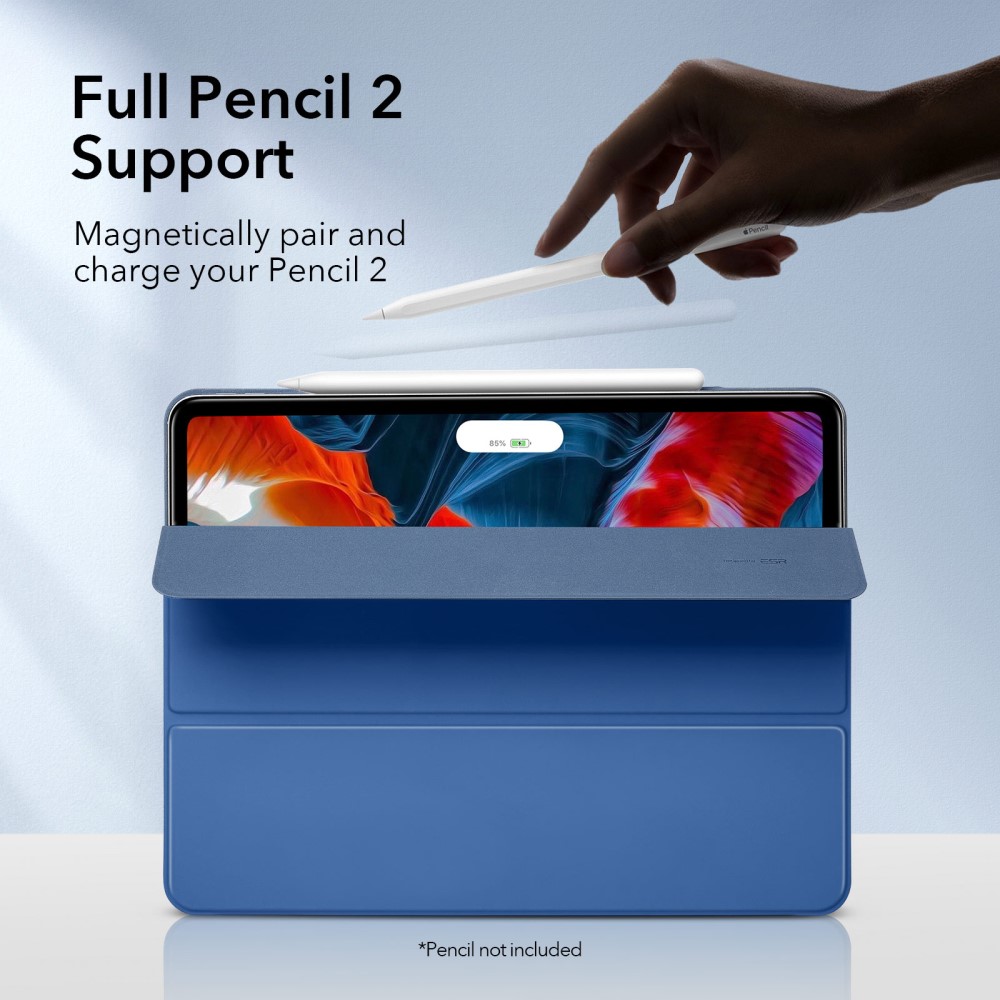 ESR ESR 2in1 Magnetiskt Fodral För iPad Pro 12.9 2020/2021/2022 Blå
