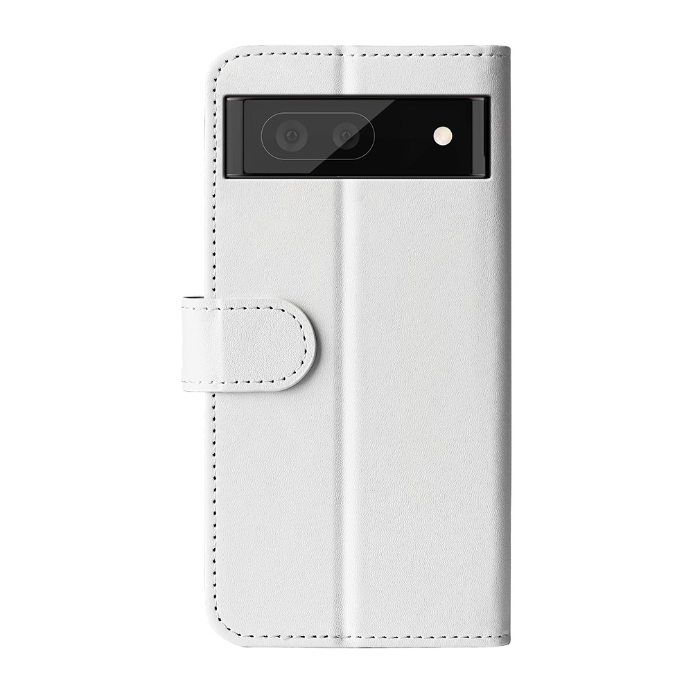  Google Pixel 6A Fodral Läder Vit