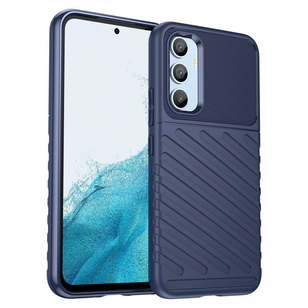  Samsung Galaxy A54 5G Skal Twill Textur Blå