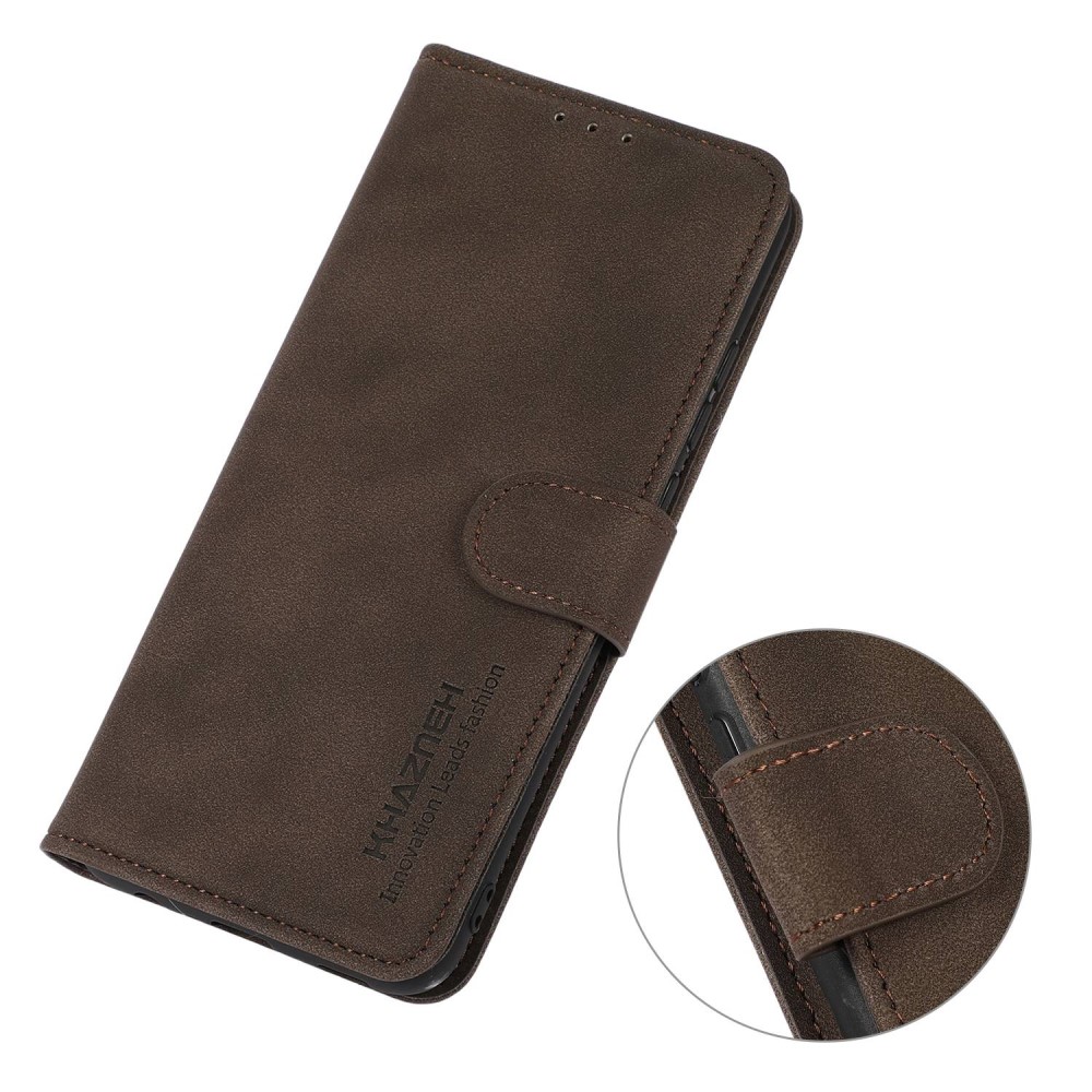 KHAZNEH KHAZNEH Samsung Galaxy A54 5G Fodral Retro Läder Brun