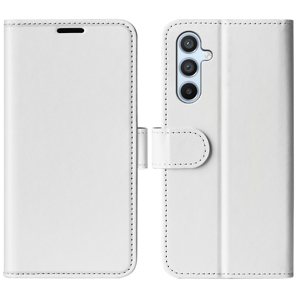  Samsung Galaxy A54 5G Fodral Crazy Horse Läder Vit