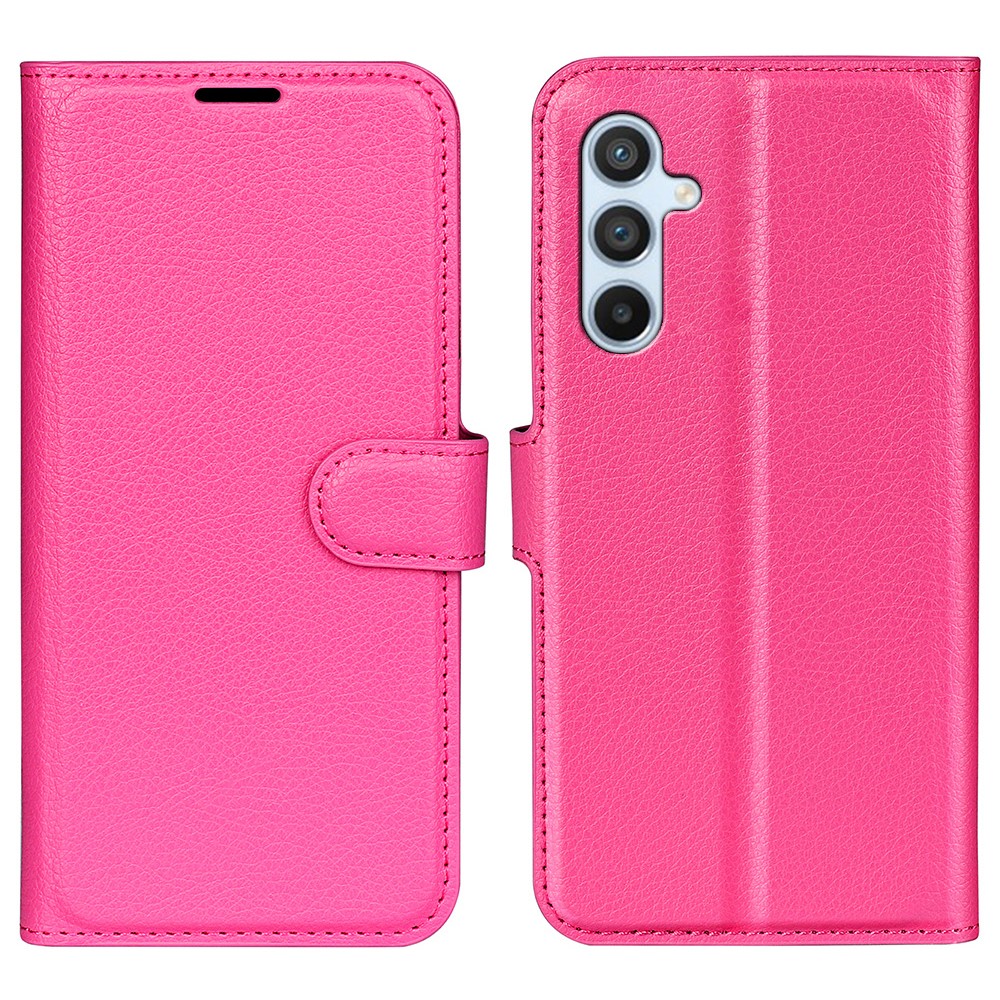  Samsung Galaxy A54 5G Fodral Litchi Läder Rosa