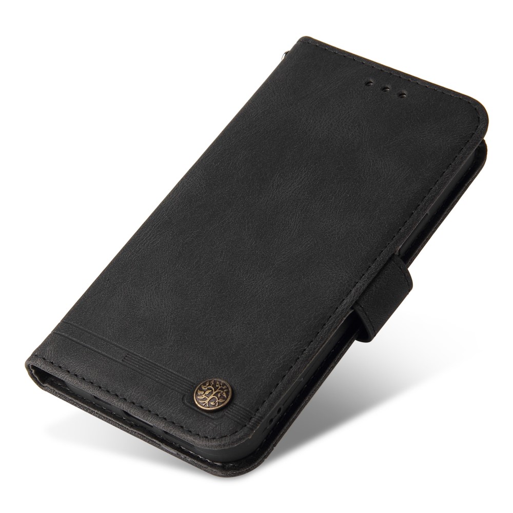  Samsung Galaxy A54 5G Fodral Skin Touch Läder Svart