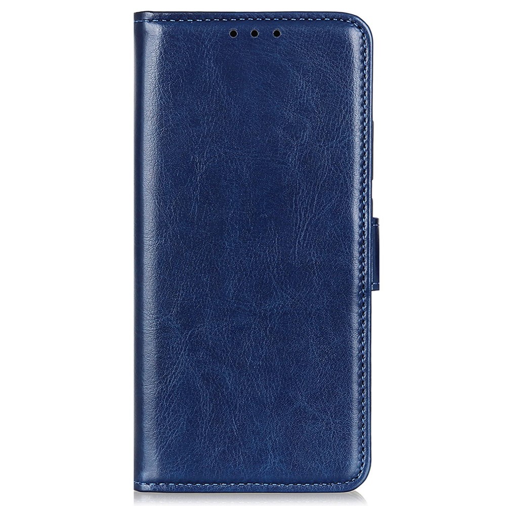  Samsung Galaxy A34 5G Fodral Crazy Horse Läder Blå