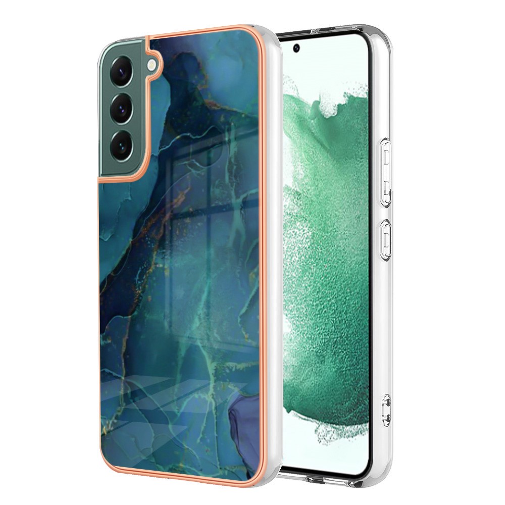  Samsung Galaxy S23 Plus Skal Marmor TPU Grön