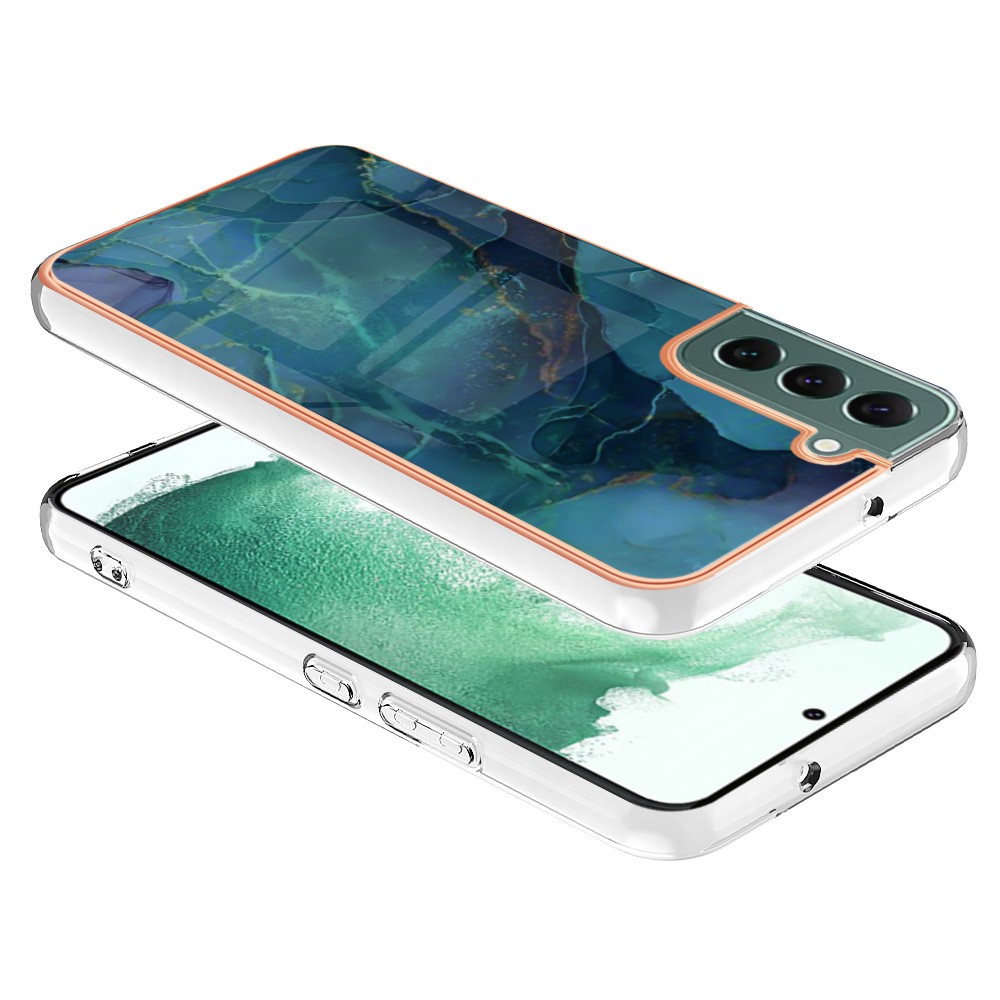  Samsung Galaxy S23 Plus Skal Marmor TPU Grön