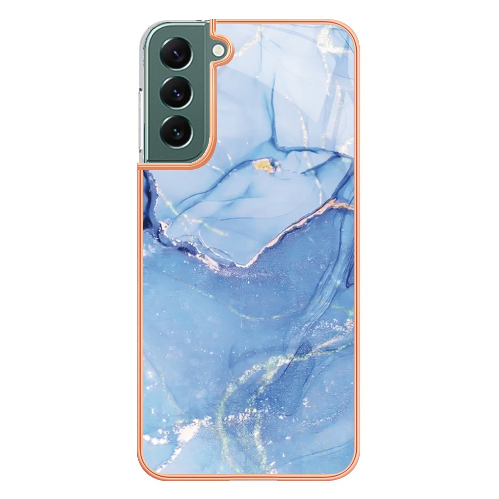  Samsung Galaxy S23 Plus Skal Marmor TPU Blå
