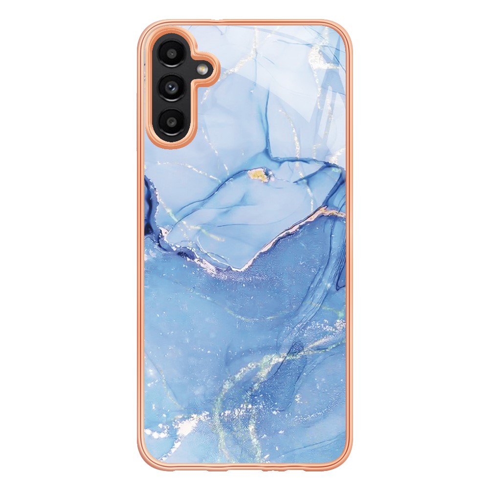  Samsung Galaxy A34 5G Skal Marmor TPU Blå