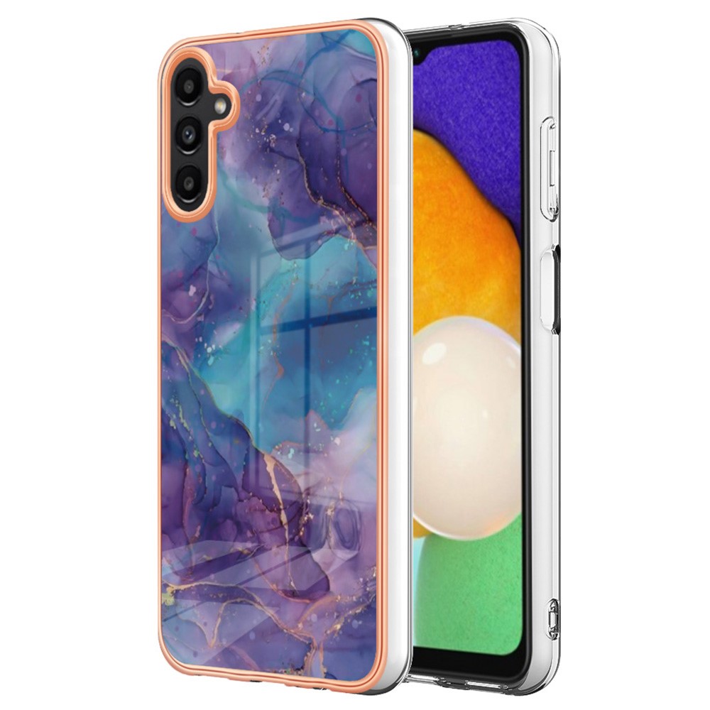  Samsung Galaxy A34 5G Skal Marmor TPU Lila