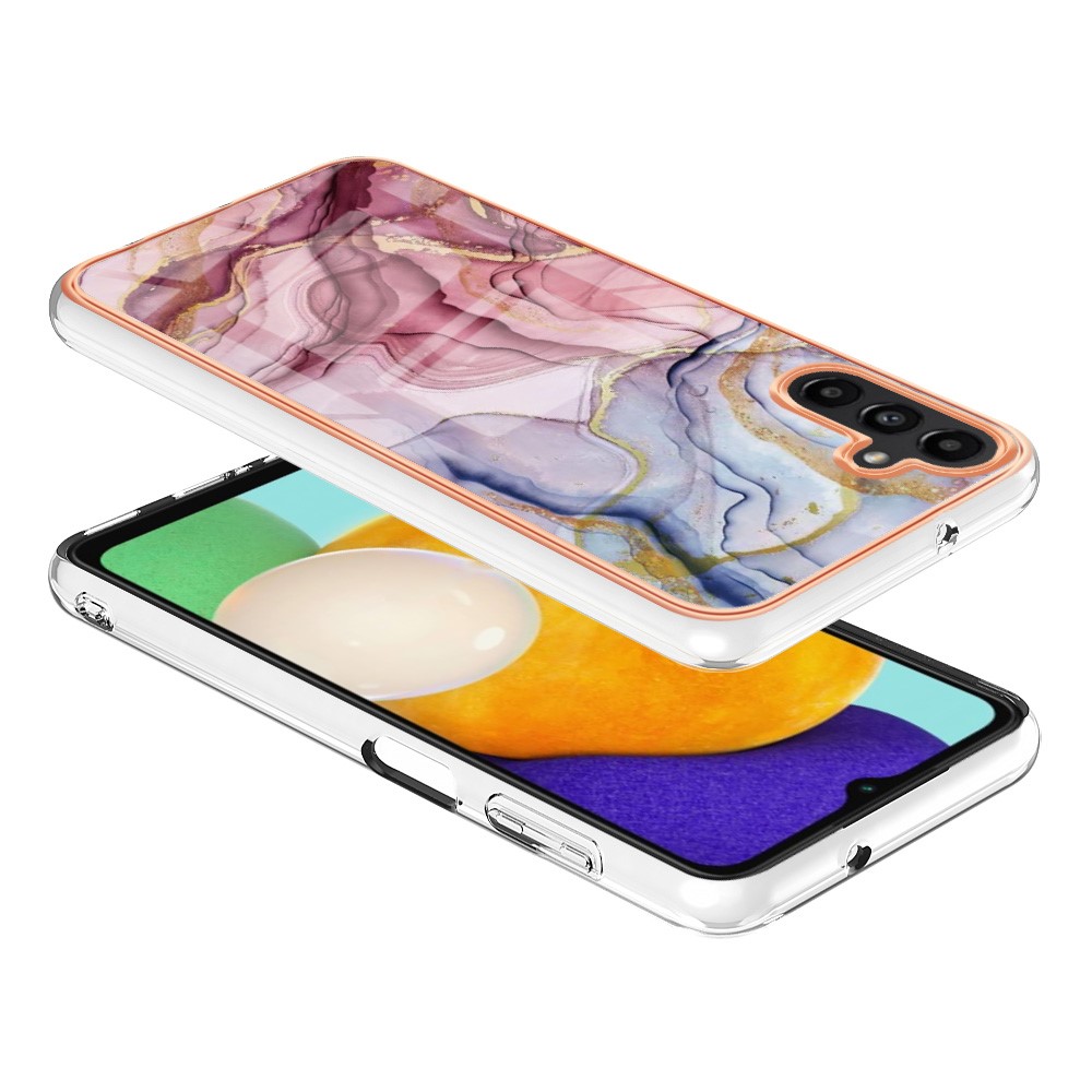  Samsung Galaxy A54 5G Skal Marmor TPU Roséguld