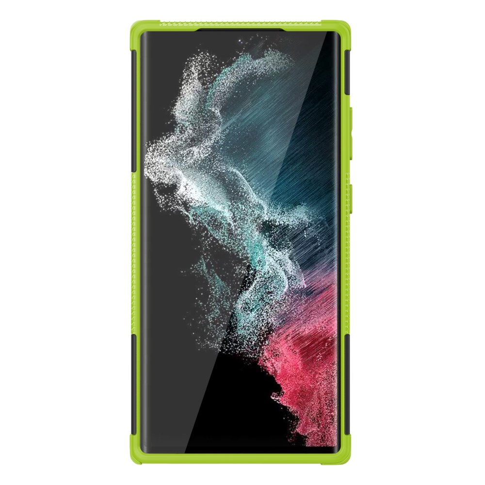  Galaxy S23 Ultra Skal Ultimata Stöttåligt med Stöd Grön
