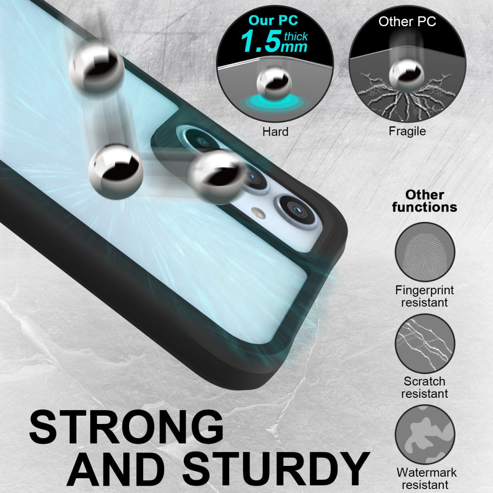  Samsung Galaxy A34 5G Skal Combat X Hybrid Svart