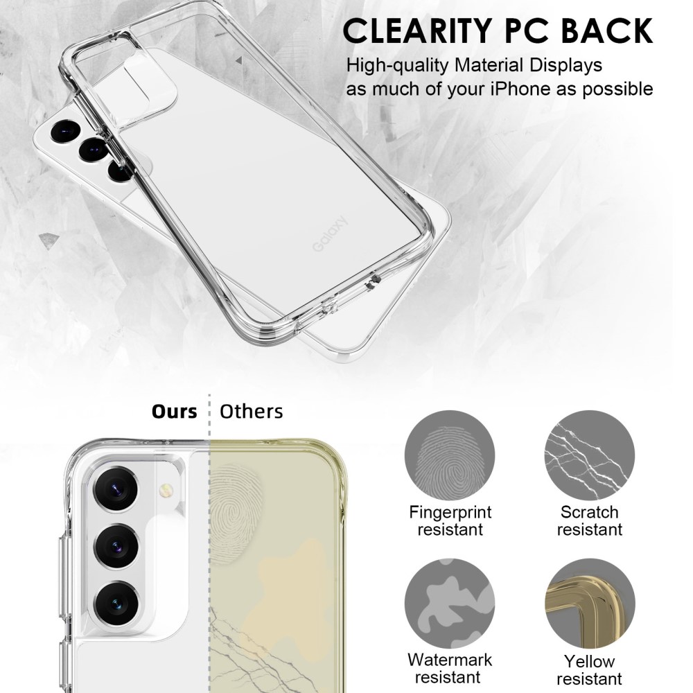  Samsung Galaxy S23 Plus Skal Shockproof Hybrid Transparent