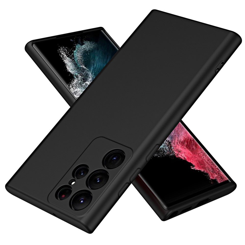  Samsung Galaxy S23 Ultra Skal Gummerat TPU Svart