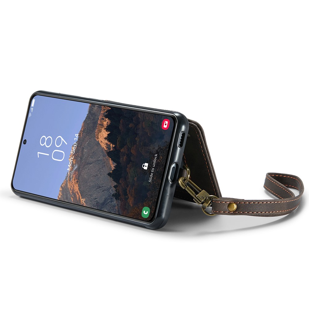 CASEME CASEME Galaxy S23 Plus Skal Med Magnetisk Plånbok Brun