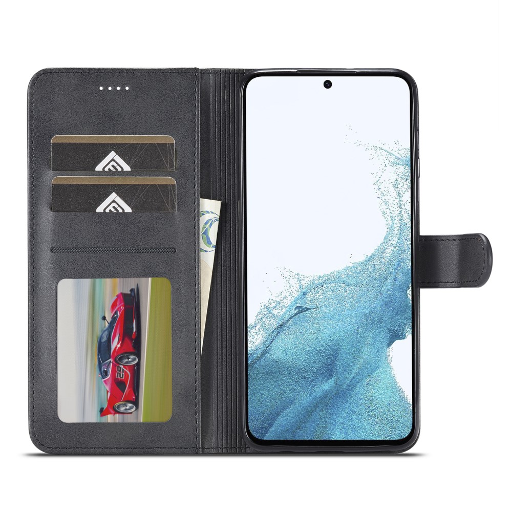LC.IMEEKE LC.IMEEKE Samsung Galaxy A34 5G Fodral Läder Svart