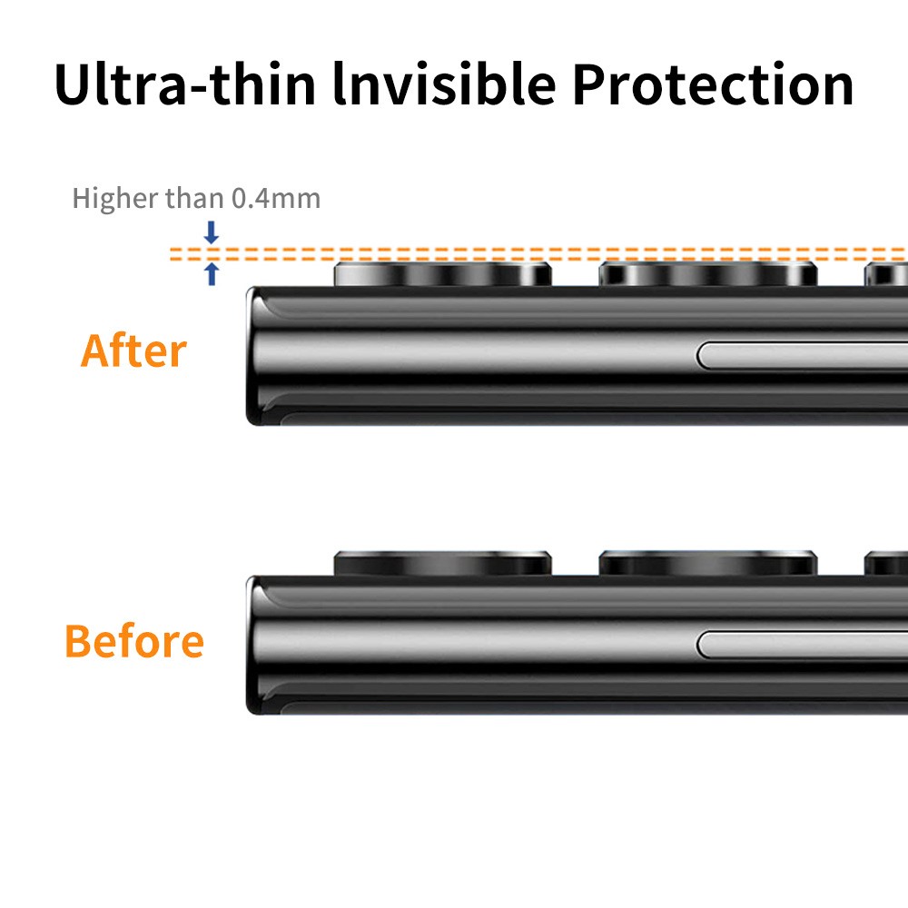 ENKAY ENKAY Galaxy S23 Ultra Linsskydd Härdat Glas Silver