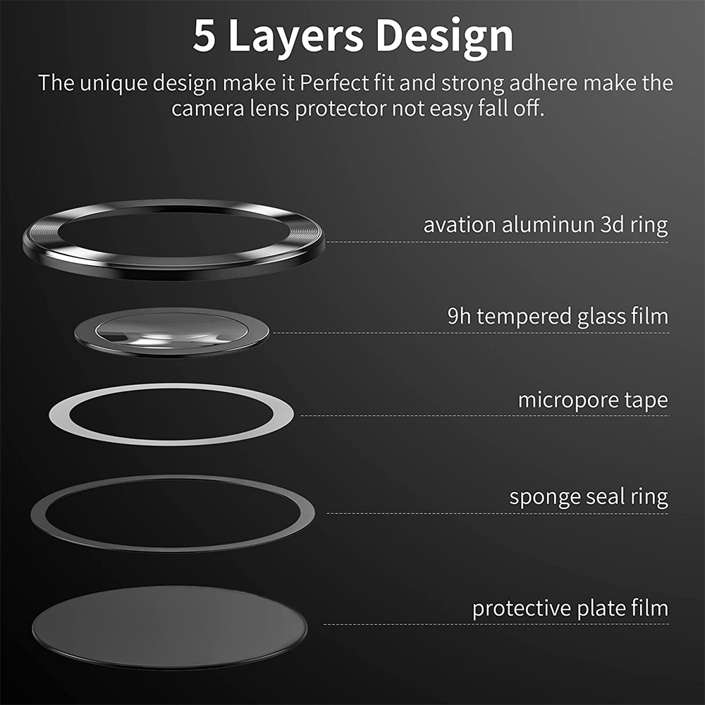 ENKAY ENKAY Galaxy S23 Ultra Linsskydd Härdat Glas Röd