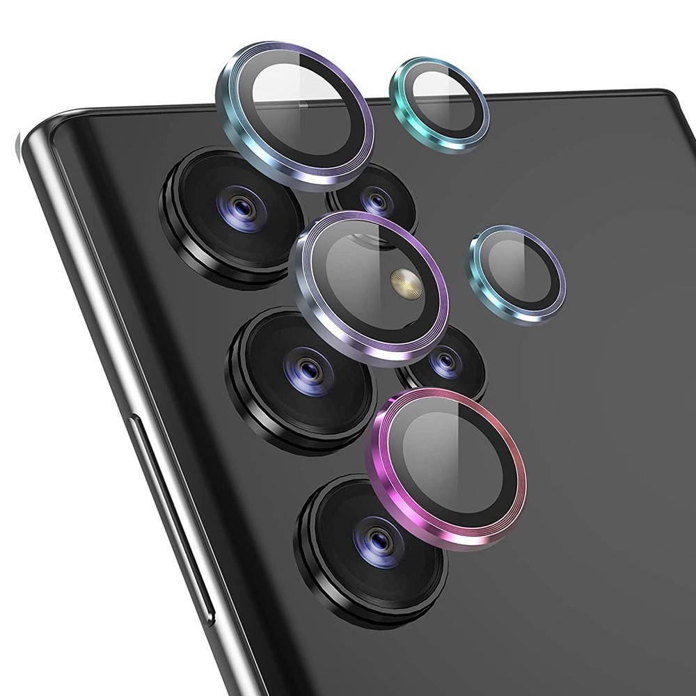 ENKAY ENKAY Galaxy S23 Ultra Linsskydd Härdat Glas Color Fade