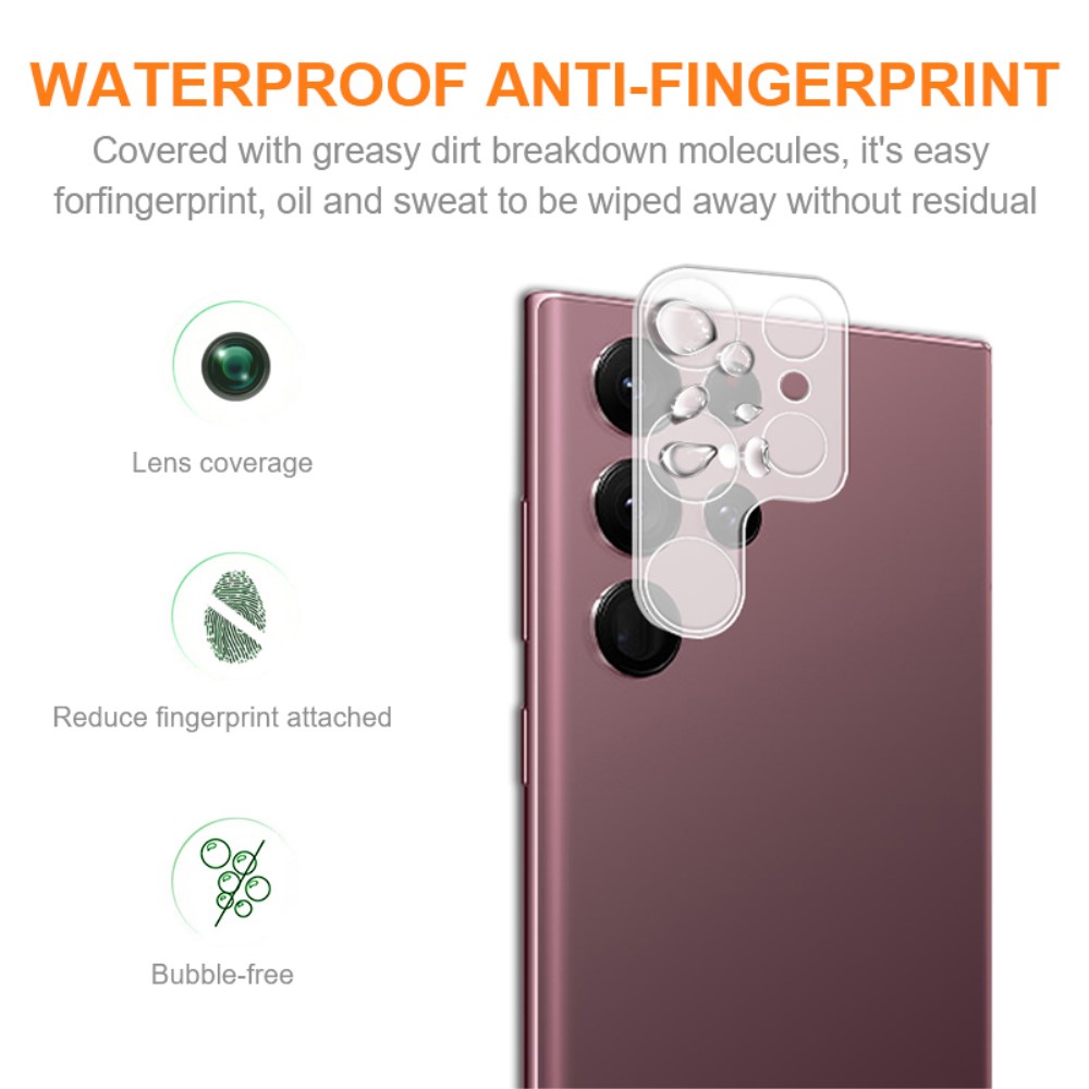 AMORUS AMORUS Samsung Galaxy S23 Ultra Linsskydd Härdat Glas
