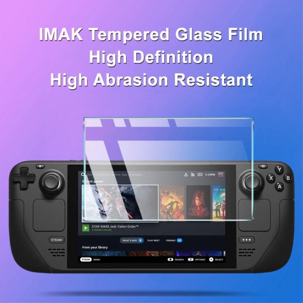 IMAK IMAK Steam Deck / OLED Skärmskydd 9H Härdat Glas
