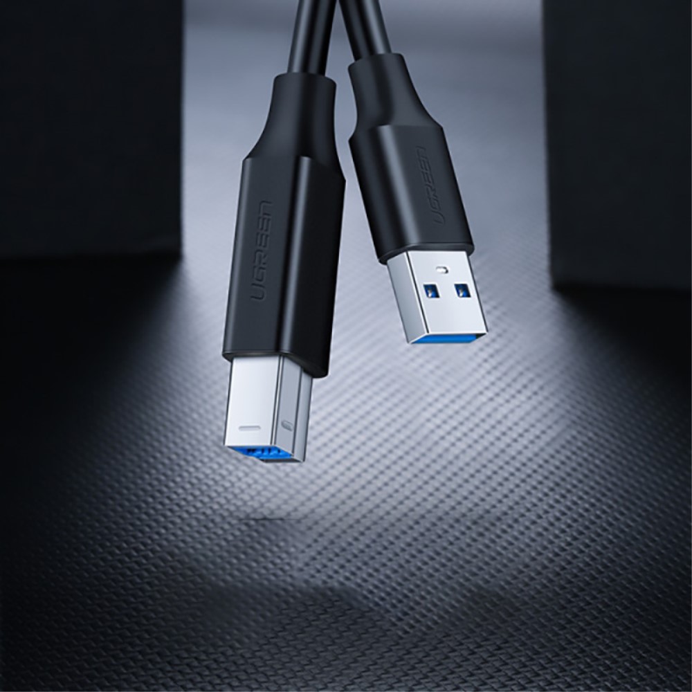 UGREEN UGREEN 2m 5Gbps USB 3.0 Kabel USB-A - 9 pin USB-B Svart