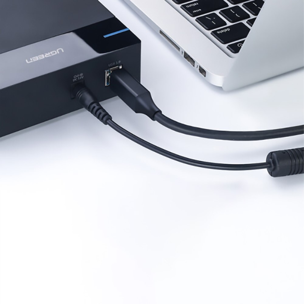UGREEN UGREEN 2m 5Gbps USB 3.0 Kabel USB-A - 9 pin USB-B Svart