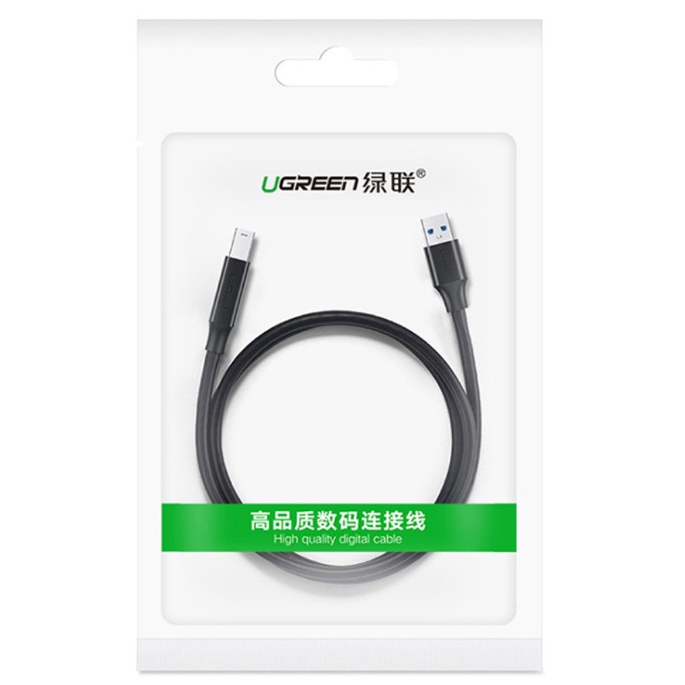 UGREEN UGREEN 2m 5Gbps USB 3.0 Kabel USB-A - 9 pin USB-B Svart