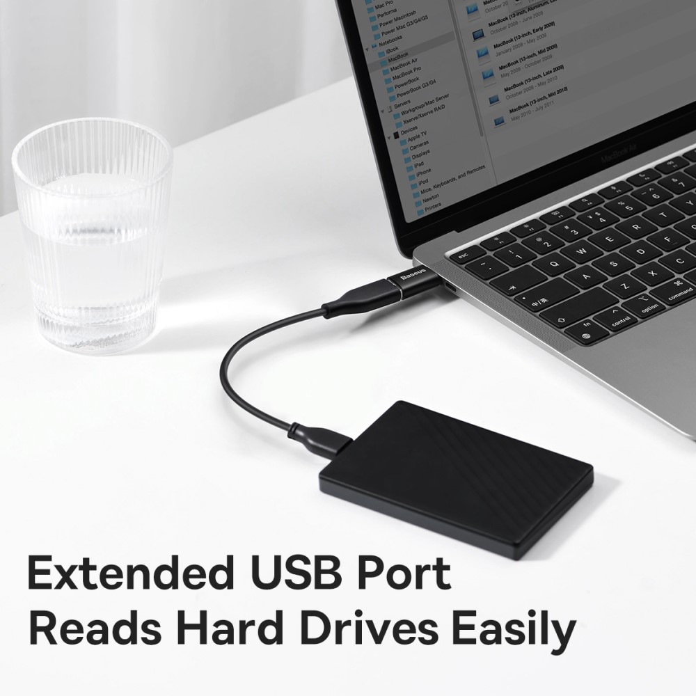 BASEUS BASEUS Adapter USB-C - USB-A 3.1 Konverterare Svart
