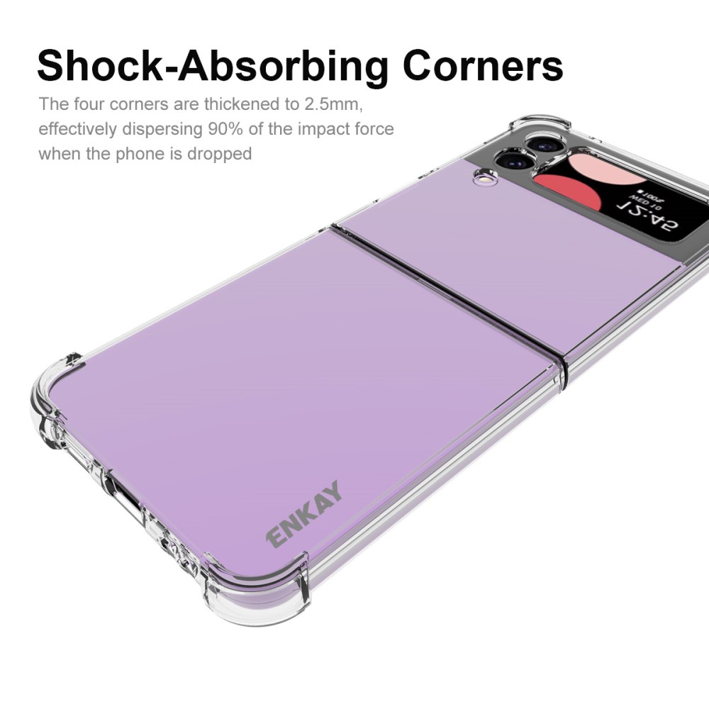 ENKAY ENKAY Galaxy Z Flip 4 Skal Shockproof TPU Transparent