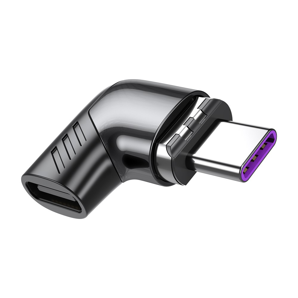 ESSAGER ESSAGER 100W 5A USB-C/USB-C Magnetisk Adapter Svart
