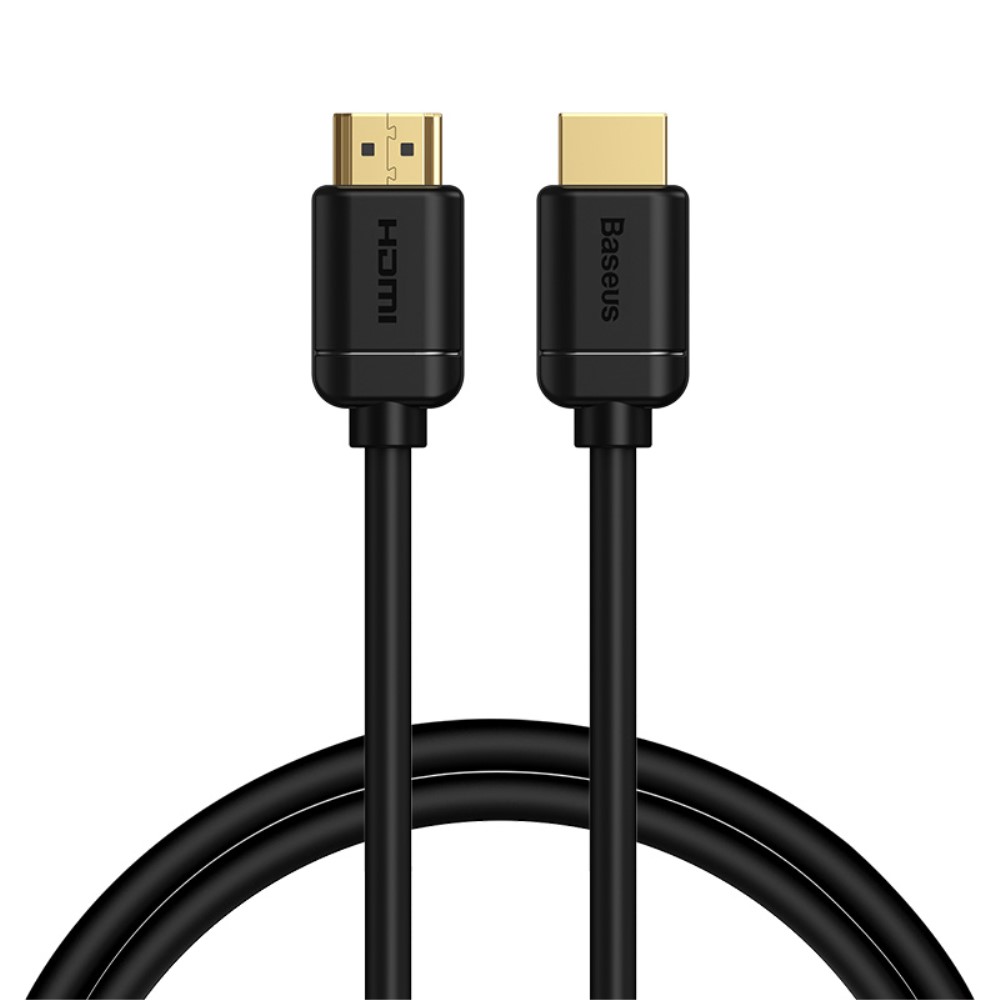 BASEUS Baseus 1m 4K 60Hz HD HDMI - HDMI Kabel Svart