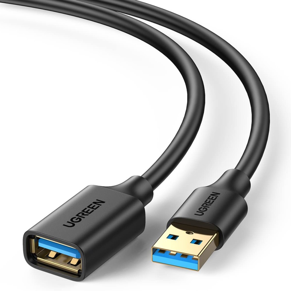 UGREEN UGREEN 1.5m USB 3.0 Hane Till Hona Förlängningskabel Svart