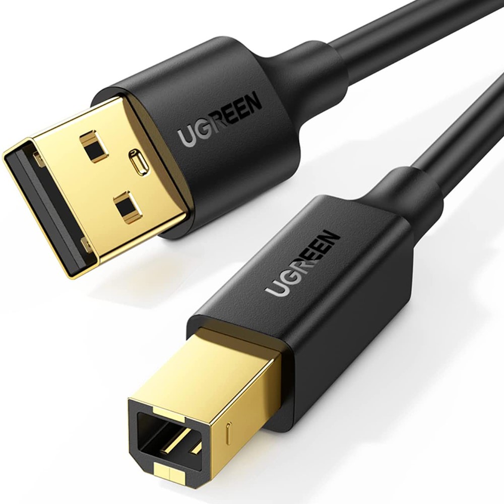 UGREEN UGREEN 1.5m USB-A - USB-B 2.0 Kabel Svart