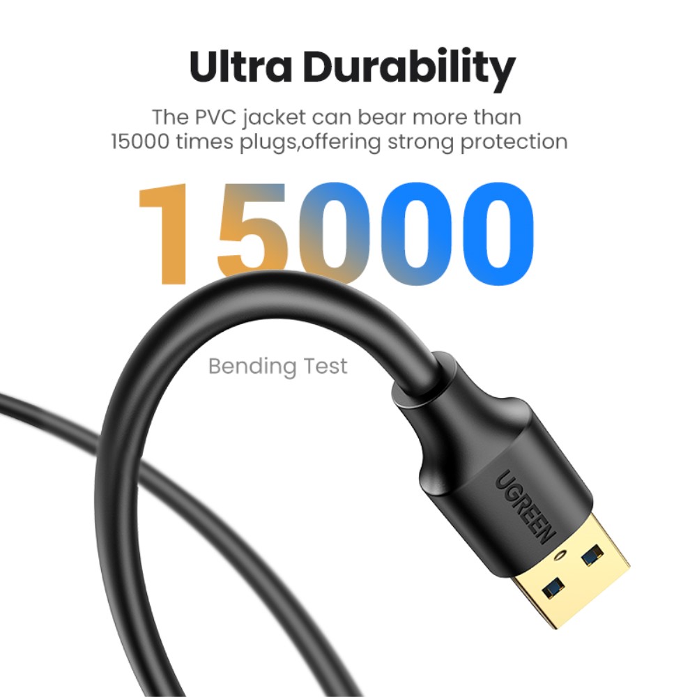 UGREEN UGREEN 5m USB 3.0 Förlängningskabel Svart
