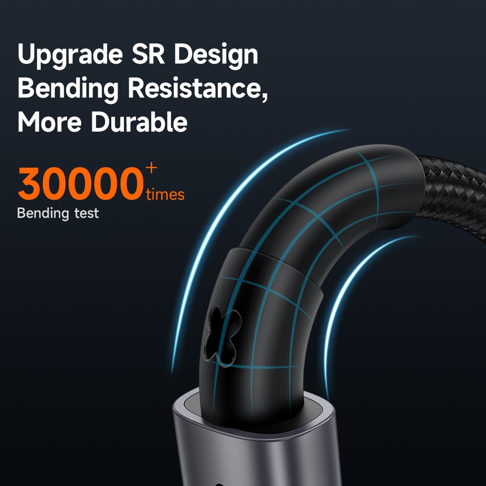 MCDODO Mcdodo 1m 60W PD USB-C - USB-C Snabbladdningskabel Svart