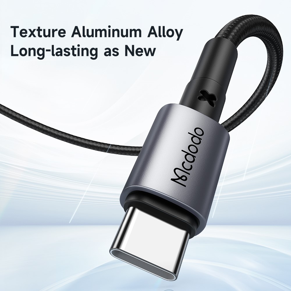 MCDODO Mcdodo 1.5m 60W PD USB-C - USB-C Snabbladdningskabel Svart