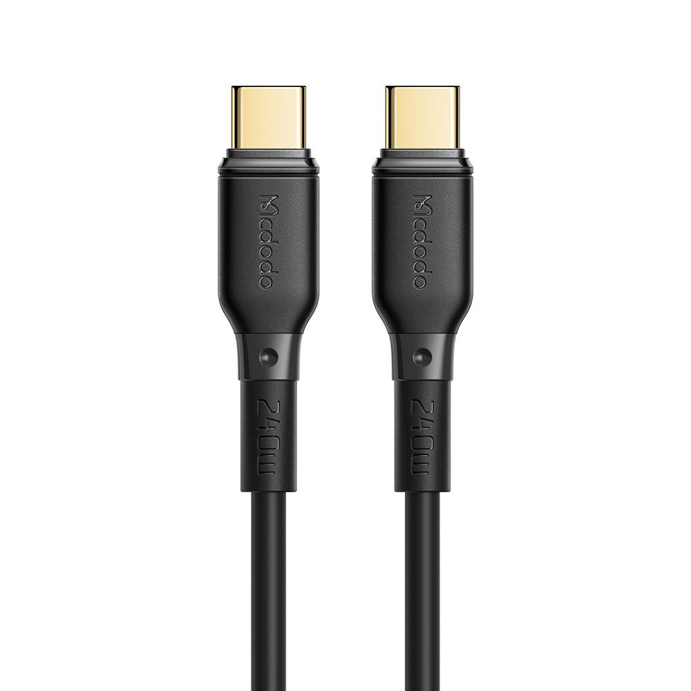 MCDODO Mcdodo 2m 240W 5A PD USB-C - USB-C Snabbladdningskabel Svart