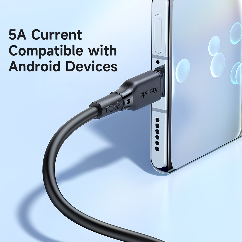 MCDODO Mcdodo 1.2m 240W 5A PD USB-C - USB-C Snabbladdningskabel Svart