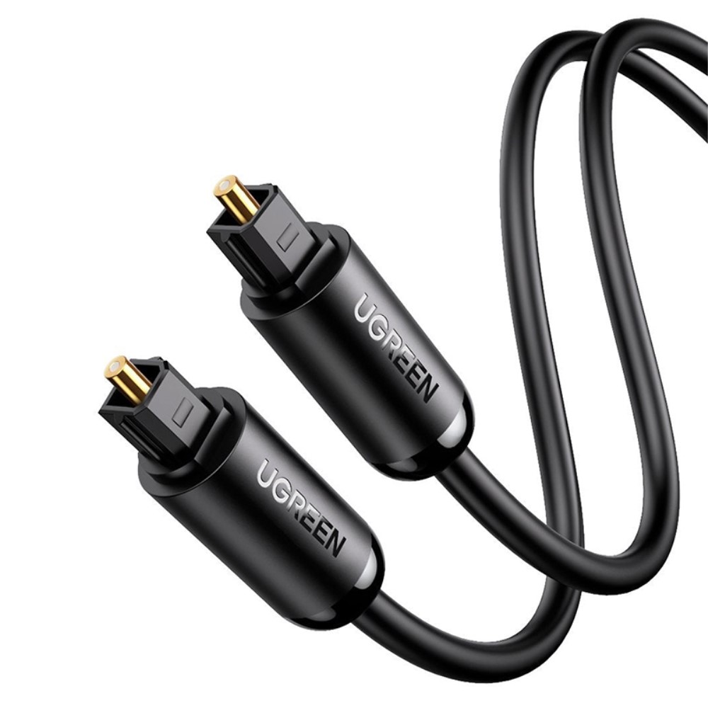 UGREEN UGREEN 1.5m Optisk Ljudkabel Toslink Svart