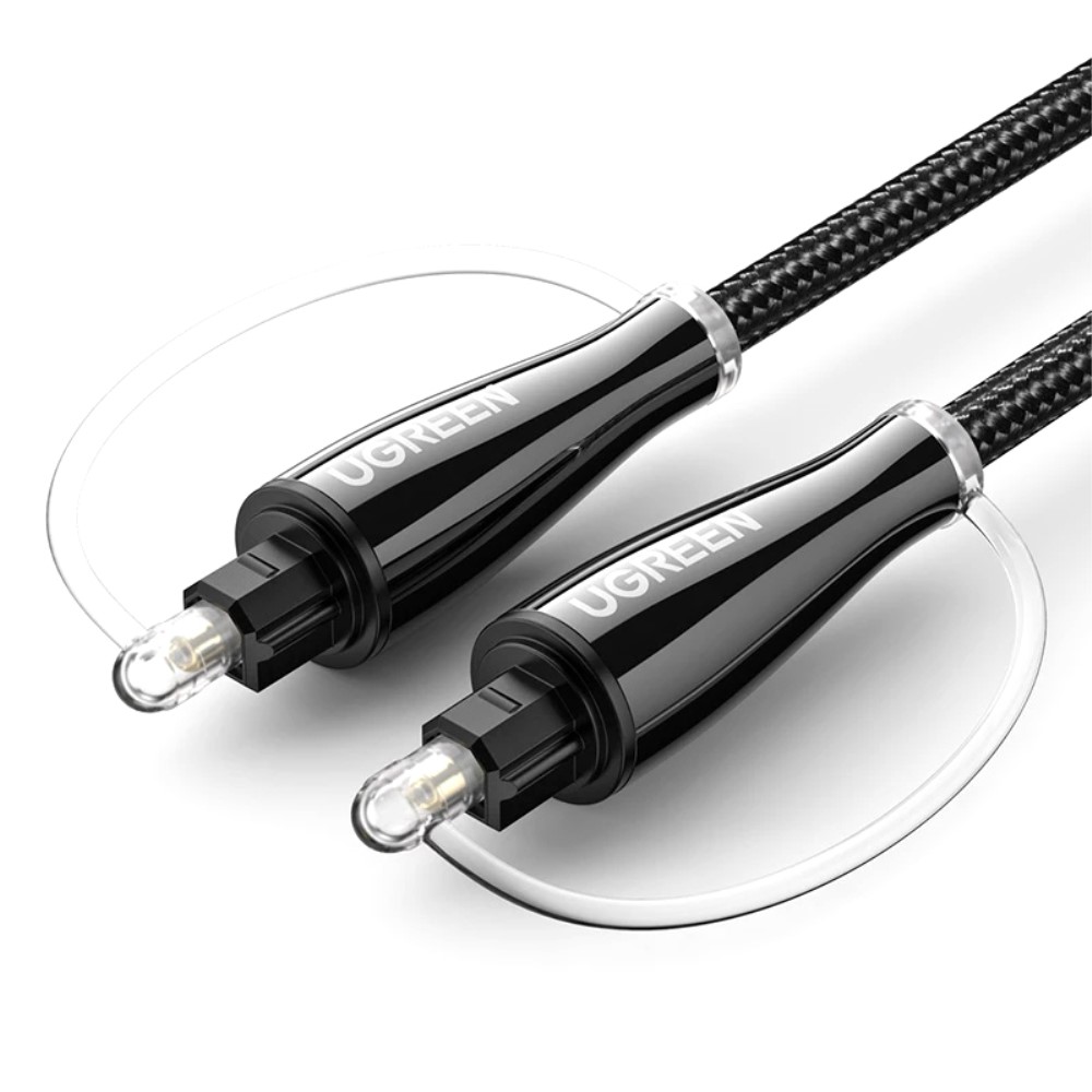 UGREEN UGREEN 2m Optisk Fiberkabel Toslink Svart