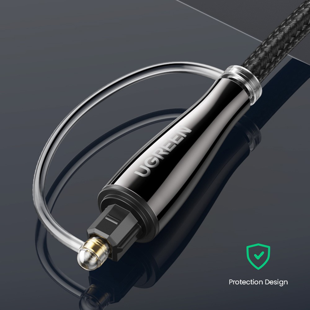 UGREEN UGREEN 3m Optisk Fiberkabel Toslink Svart