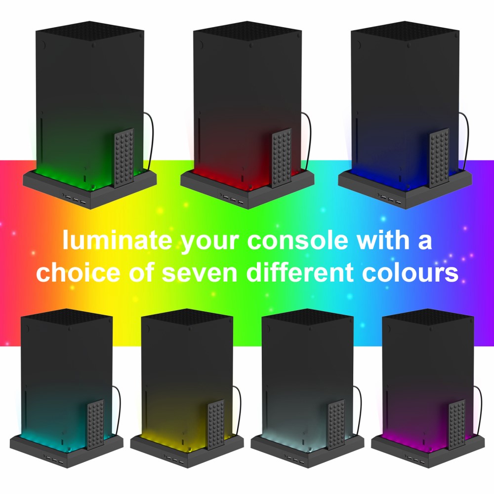  Xbox Series S/X Laddningsstation RGB Svart