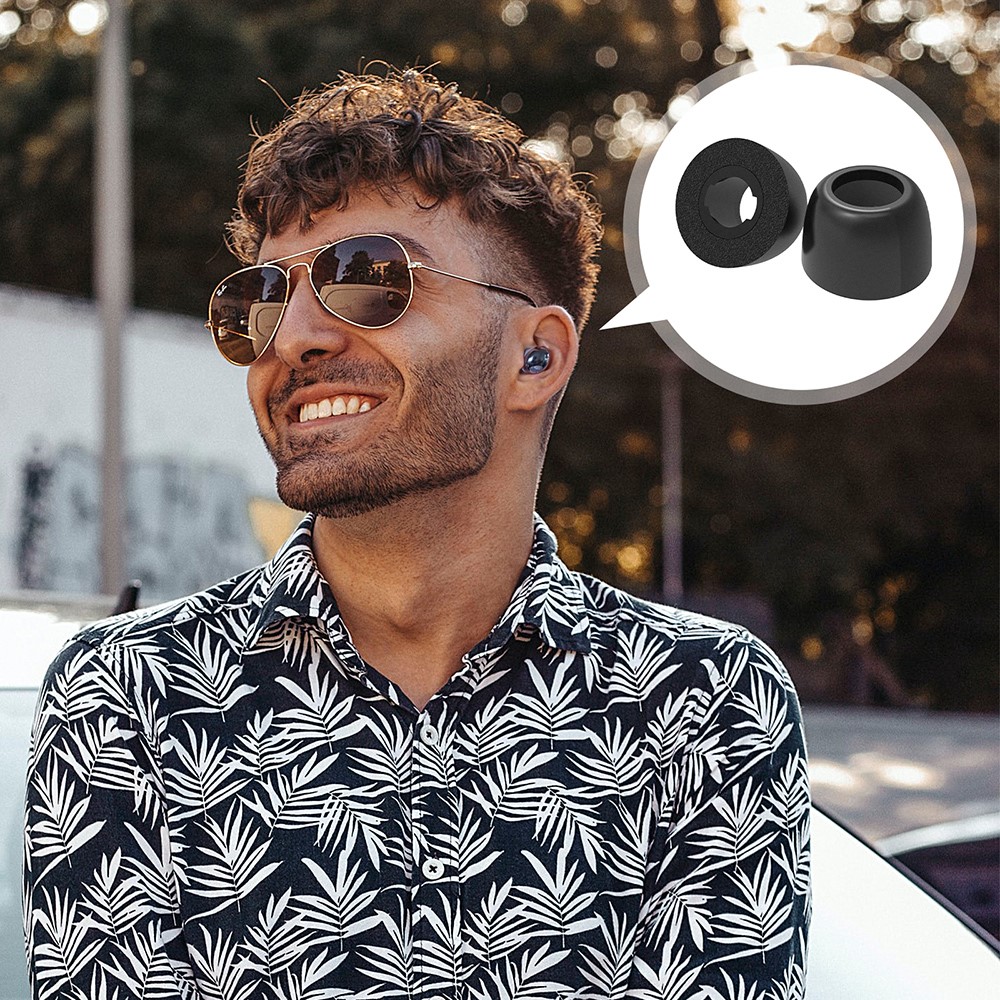  3-PACK Öronpluggar / Earbuds Galaxy Buds Pro/Buds Pro 2 Svart