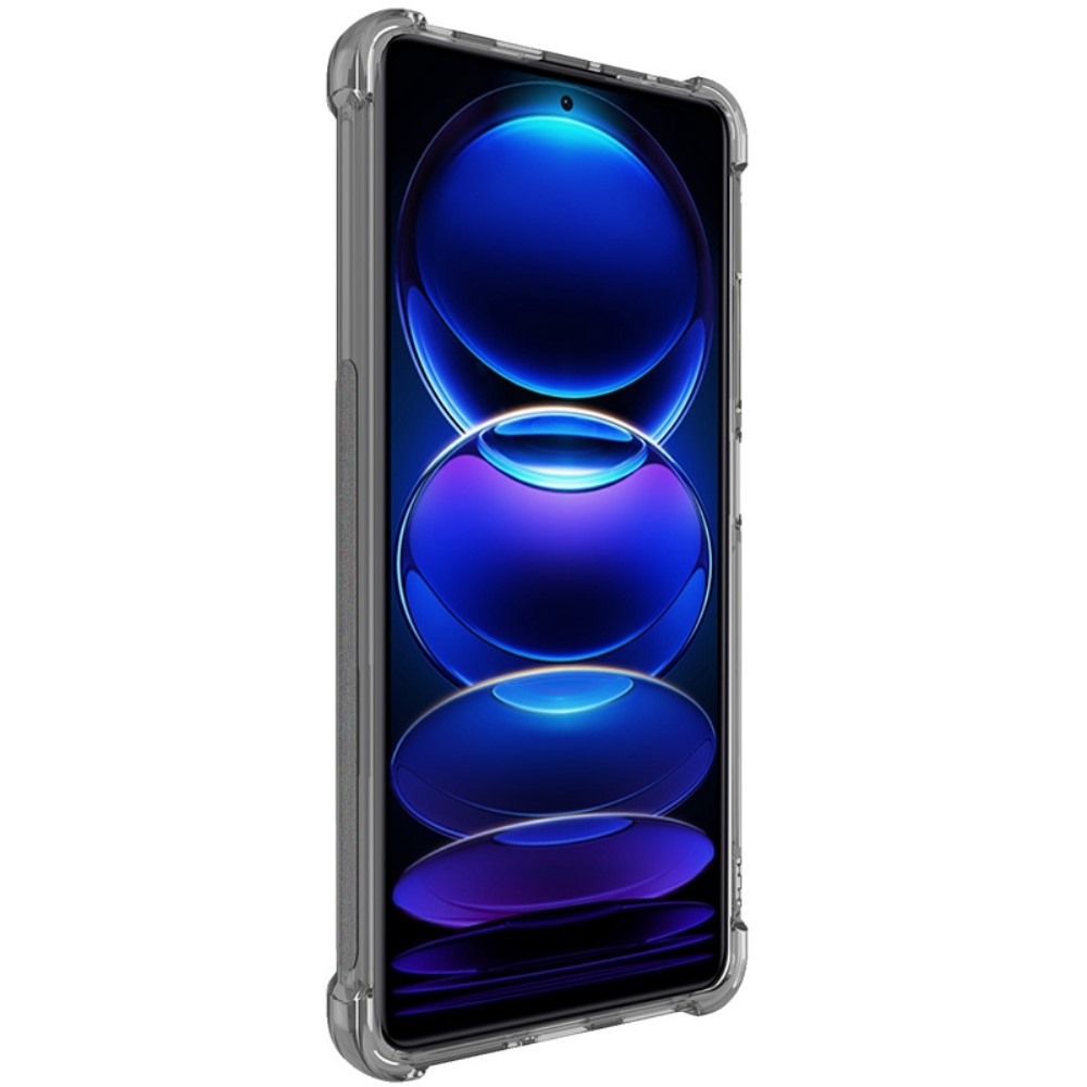 IMAK IMAK Xiaomi Redmi Note 12 Pro 5G Skal Shockproof TPU Tonad Svart