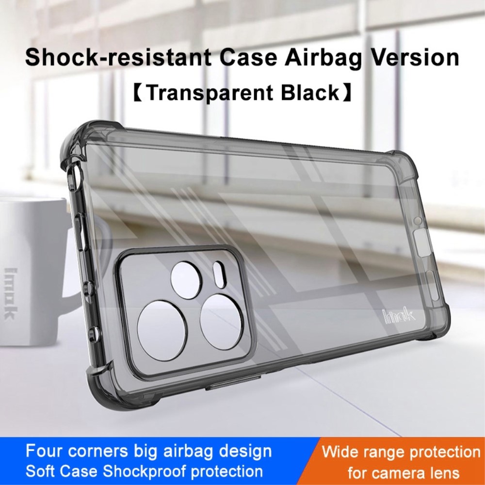 IMAK IMAK Xiaomi Redmi Note 12 Pro 5G Skal Shockproof TPU Tonad Svart