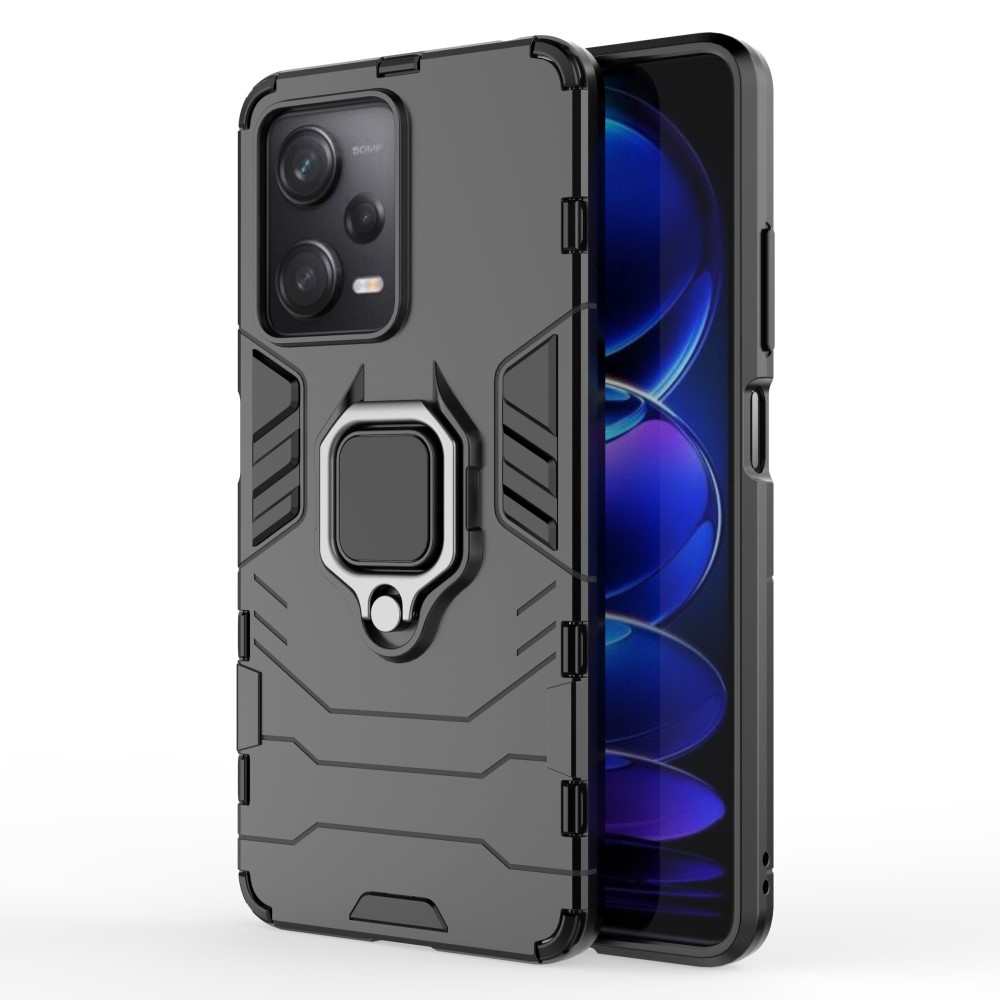  Xiaomi Redmi Note 12 Pro 5G Skal Ring Hybrid Armor Svart